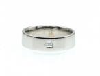 Platinum baguette cut diamond wedding ring