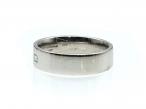 Platinum baguette cut diamond wedding ring