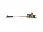 Mappin & Webb diamond horse and fox pin