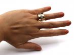 1940s diamond set cocktail ring in 18kt gold