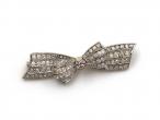 Edwardian diamond set brooch in platinum and yellow gold