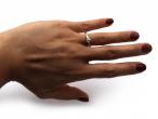 Edwardian 0.57ct Old European cut diamond solitaire ring