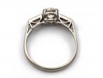 1920s diamond solitaire engagement ring in platinum