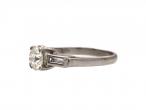 1920s diamond solitaire engagement ring in platinum