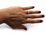 1920s diamond solitaire engagement ring in platinum