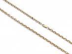 Vintage 9kt yellow gold belcher chain