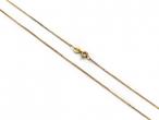 Vintage 9kt yellow gold box link chain