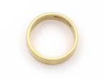 1982 polished flat 5mm wedding ring in 18kt yellow gold