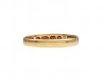 1937 18kt yellow gold D-shape wedding ring in 18kt yellow gold