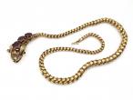 Almandine garnet serpent necklace