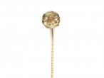 Vintage Citrine & Yellow Gold Stickpin