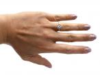 1950s 0.55ct Round Old European Cut Diamond Solitaire Ring