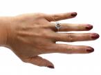 1950s 4.17ct Diamond Solitaire Engagement Ring in 18kt White Gold
