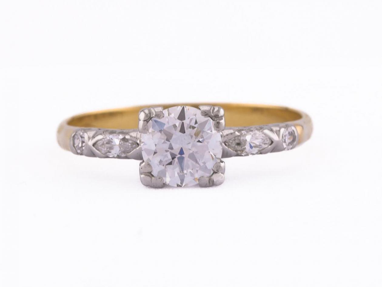 Rubellite and trillion cut diamond three-stone ring in 18kt rose gold – Matthew Weldon