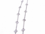 Modern diamond set trace chain necklace in 18kt white gold – Courtville Antiques