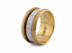 Georgian yellow gold white enamel memorial band with “In Memory Of” inscription – Courtville AntiquesGeorgian yellow gold white enamel memorial band with “In Memory Of” inscription – Courtville Antiques