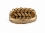 Edwardian 18kt yellow gold keeper ring by J Sherwood & Sons, Courtville Antiques