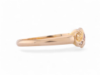 1897 Ruby And Diamond Gypsy Ring In 15kt Yellow Gold