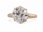 Victorian Old European Cut Diamond Solitaire Ring