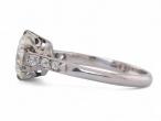 Vintage 2.00ct Transitional Cut Diamond Solitaire ring In Platinum