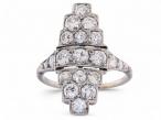 Diamond Plaque Ring