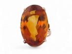 Citrine Cocktail Ring