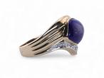 Lapis and Diamond Ring