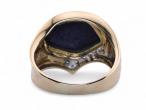Lapis and Diamond Ring