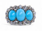 Turquoise and Diamond Ring