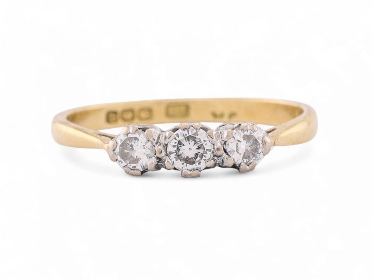 Diamond Three-Stone Ring