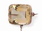 Citrine Brooch