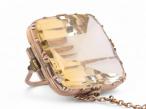 Citrine Brooch