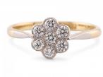 Edwardian Diamond Cluster Ring