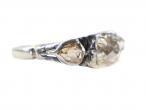 Georgian Silver and Gold Three Stone Diamond Ring