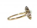 Edwardian Opal and Diamond Cluster Ring