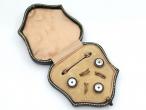 Antique Mother of Pearl Button & Pin Dress Set