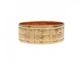 Vintage 6.7mm 'Ivy Leaf' Wedding Ring in 18kt Yellow Gold