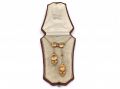 Antique Imperial Topaz Négligée Necklace in Yellow Gold