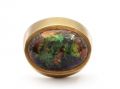 1970s black opal cocktail ring in 18kt yellow gold