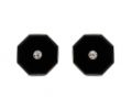Art Deco converted diamond and onyx stud earrings