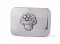 Antique silver vinaigrette with gilt interior and engraved floral bouquet lid – Courtville Antiques
