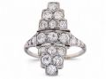 Diamond Plaque Ring