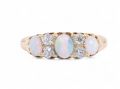 Opal and Diamond Ring