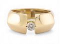 Modernist Diamond Ring