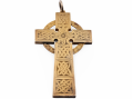 Victorian Gold Celtic Cross Pendant, Dated 1880