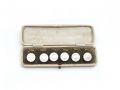 Antique mother of pearl button dress set