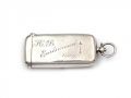 1909 sterling silver Sovereign holder and vesta case