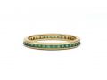 18kt Yellow Gold & Emerald Full Eternity Ring