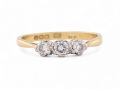 Diamond Three-Stone Ring
