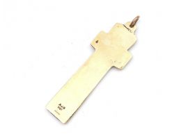 1992 Irish penal cross in 9kt yellow gold by Aidan J. Breen